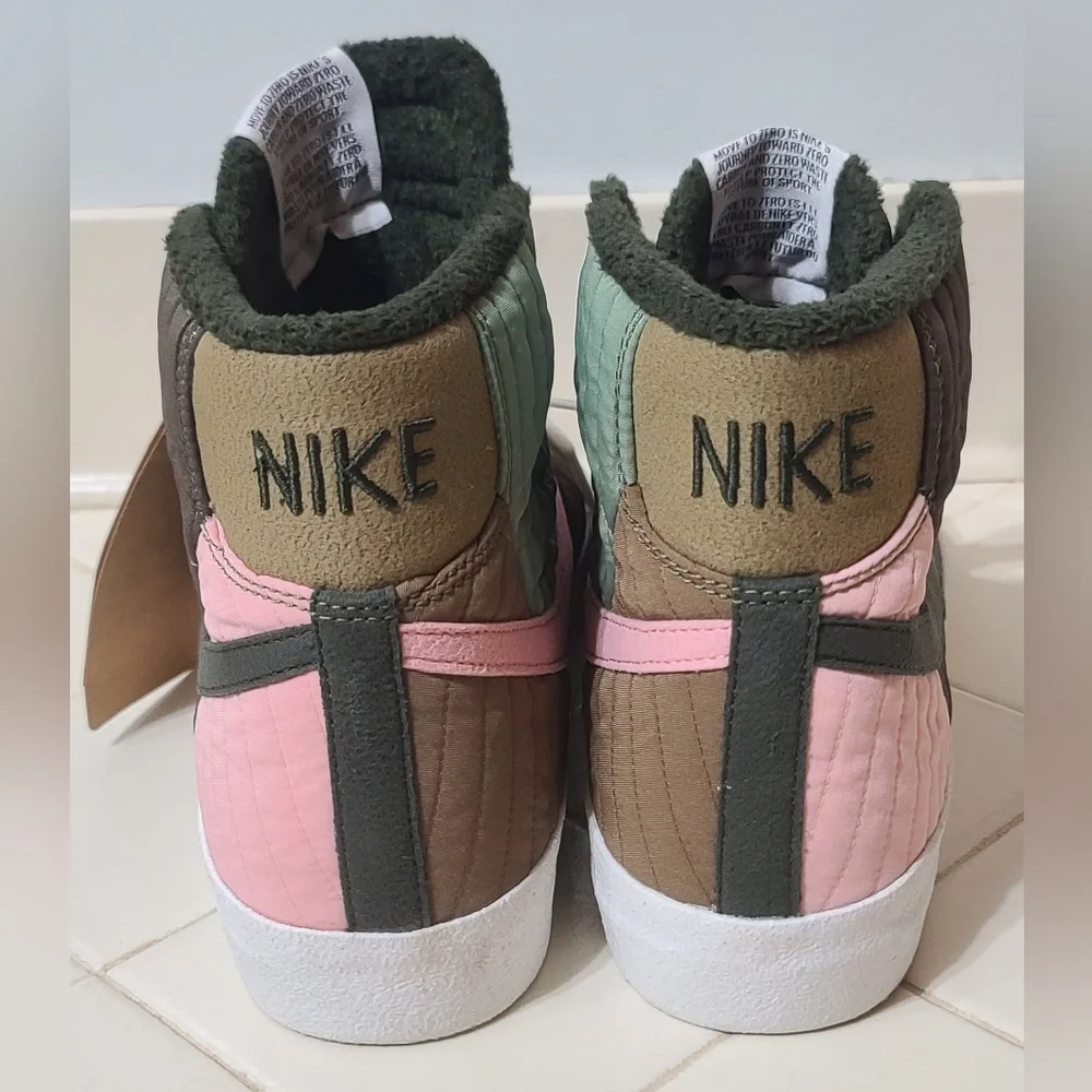 Nike Blazer Mid 77 PremiumToasty Sequoia Quilted Men's Size 9 - Picture 6 of 6